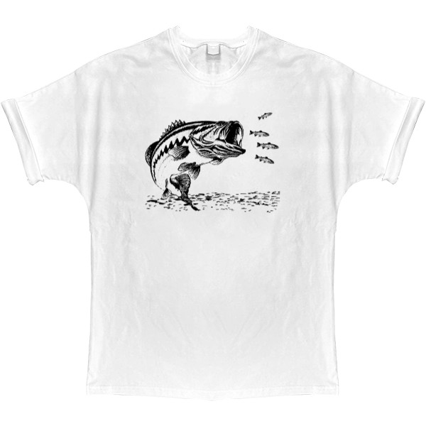 T-shirt Oversize - Bass fishing - Mfest