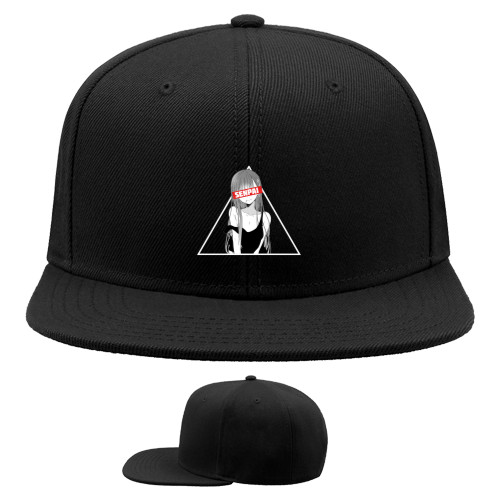 Snapback Baseball Cap - senpai - Mfest