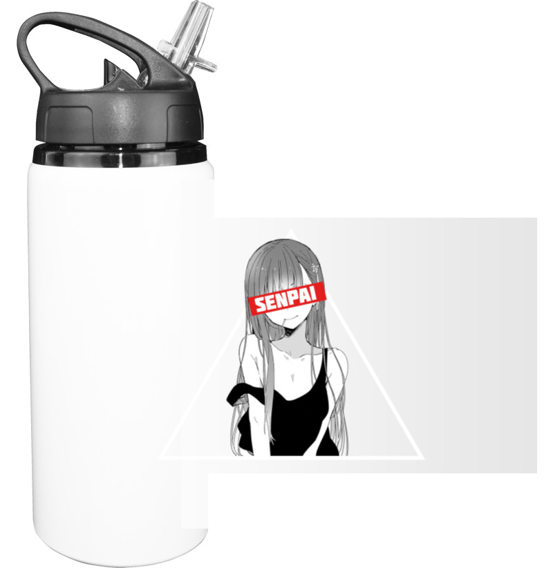 Sport Water Bottle - senpai - Mfest