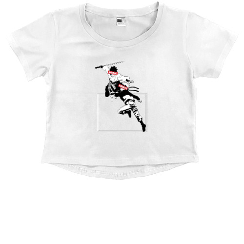 Kids' Premium Cropped T-Shirt - NarutoxSasuke - Mfest