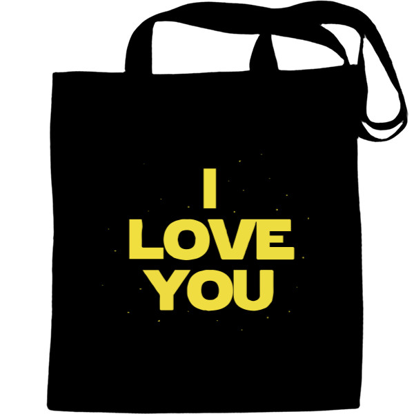 Tote Bag - I LOVE YOU STAR WARS - Mfest