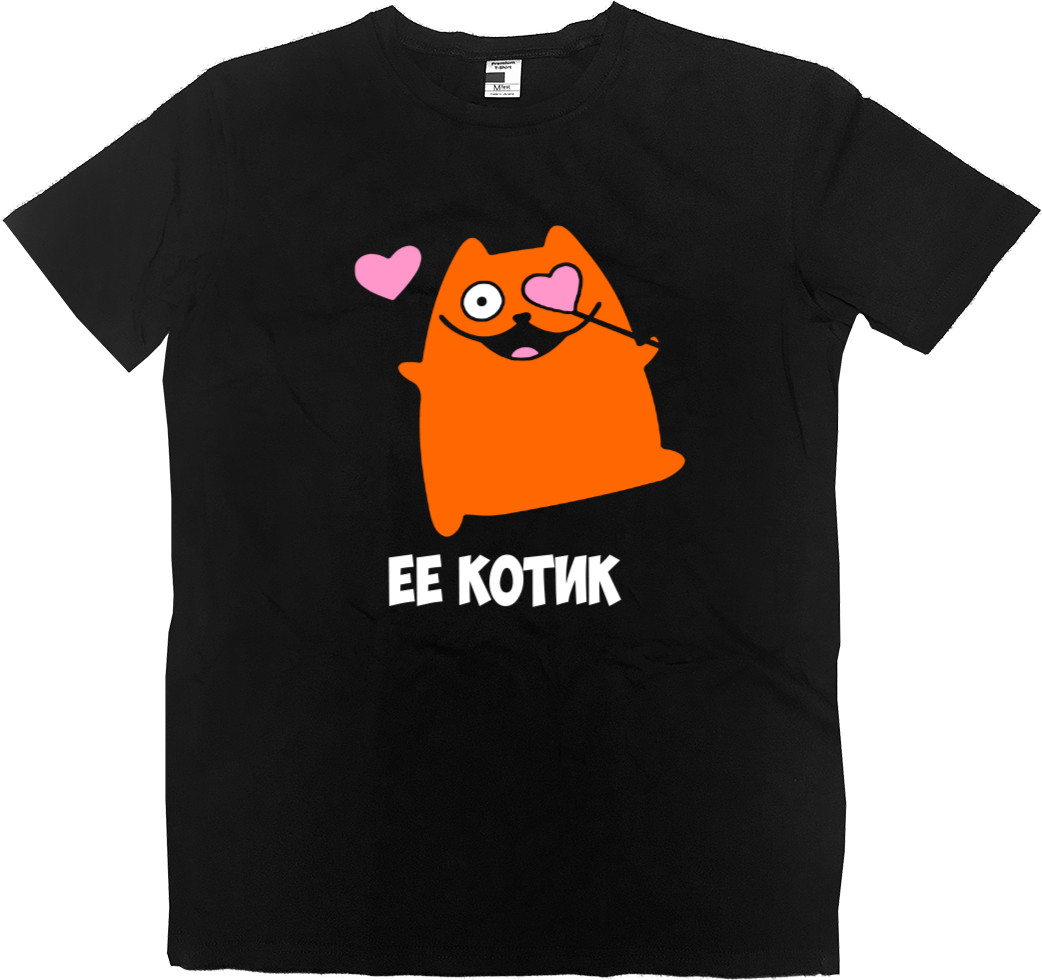 Kids' Premium T-Shirt - ОРАНЖЕВЫЙ КОТИК - Mfest