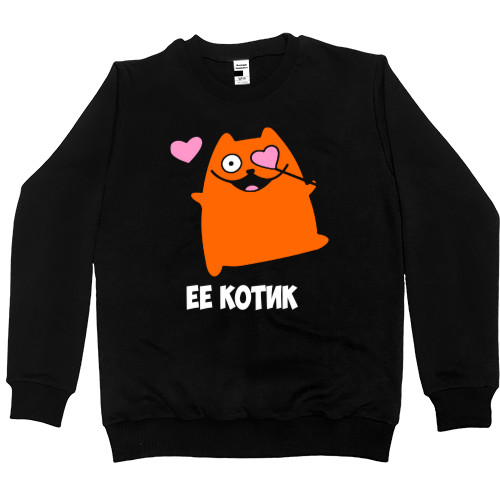 Women's Premium Sweatshirt - ОРАНЖЕВЫЙ КОТИК - Mfest