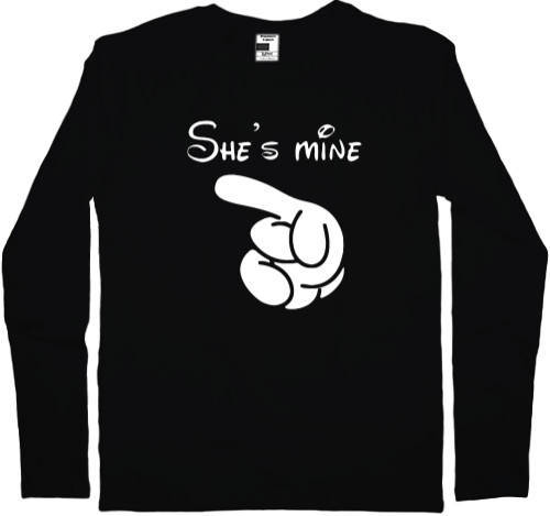 Kids' Longsleeve Shirt - Disney She's mine - Mfest