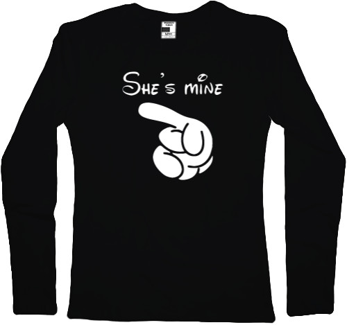 Women's Longsleeve Shirt - Disney She's mine - Mfest