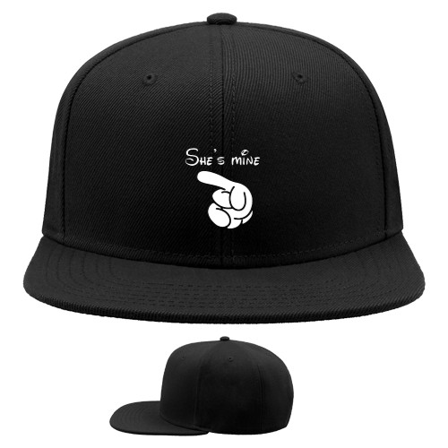 Парные - Snapback Baseball Cap - Disney She's mine - Mfest