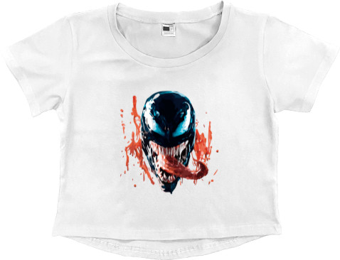 Women's Cropped Premium T-Shirt - VENOM - Mfest