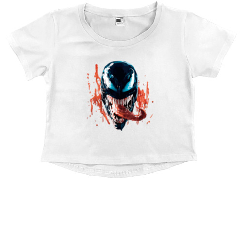 Kids' Premium Cropped T-Shirt - VENOM - Mfest