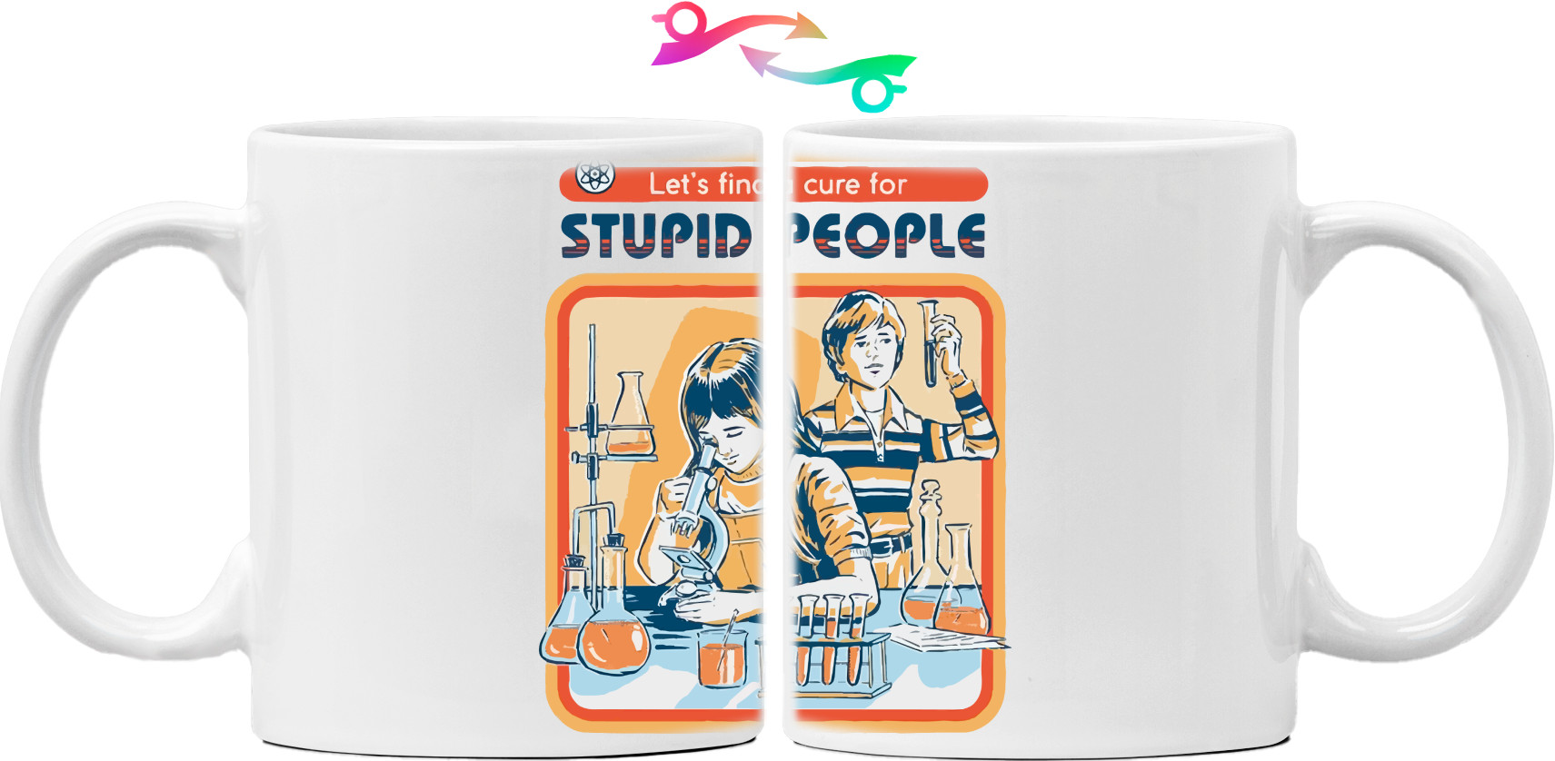 Mug - Let's find a cure for stupid people - Mfest