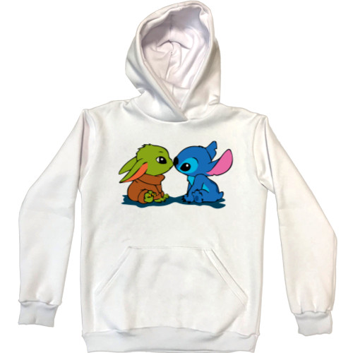 Unisex Hoodie - Baby Yoda and Stitch - Mfest