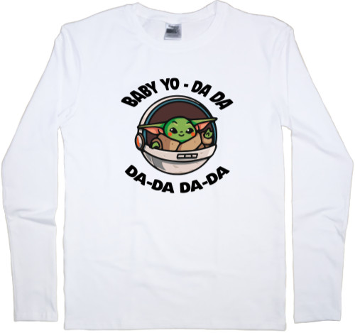 Kids' Longsleeve Shirt - BABY YODA DA-DA - Mfest