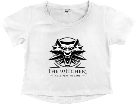 Women's Cropped Premium T-Shirt - The Withcer Game - Mfest