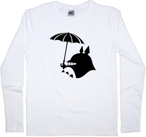 Футболка з Довгим Рукавом Чоловіча - Totoro Umbrella - Mfest