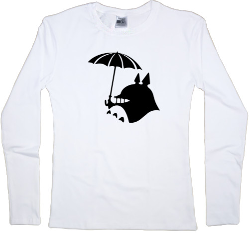 Women's Longsleeve Shirt - Totoro Umbrella - Mfest