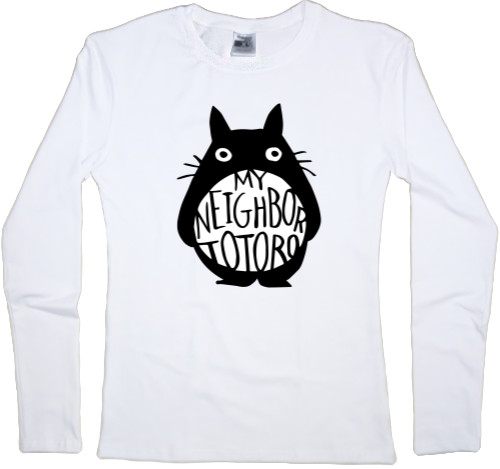 Women's Longsleeve Shirt - My neighbor Totoro  print - Mfest