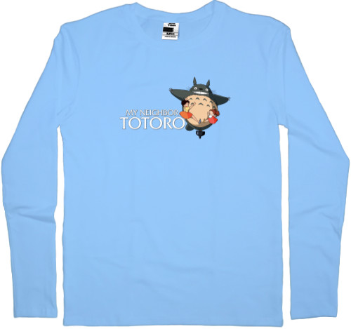 Men's Longsleeve Shirt - My neighbor Totoro logo - Mfest