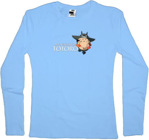 Women's Longsleeve Shirt - My neighbor Totoro logo - Mfest