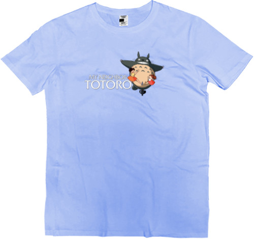 Men’s Premium T-Shirt - My neighbor Totoro logo - Mfest