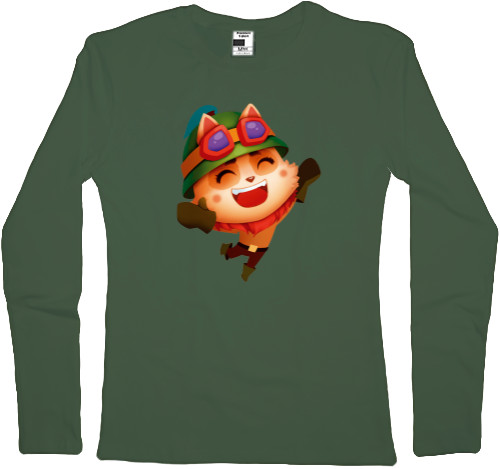 Women's Longsleeve Shirt - League of Legends Teemo Fun - Mfest