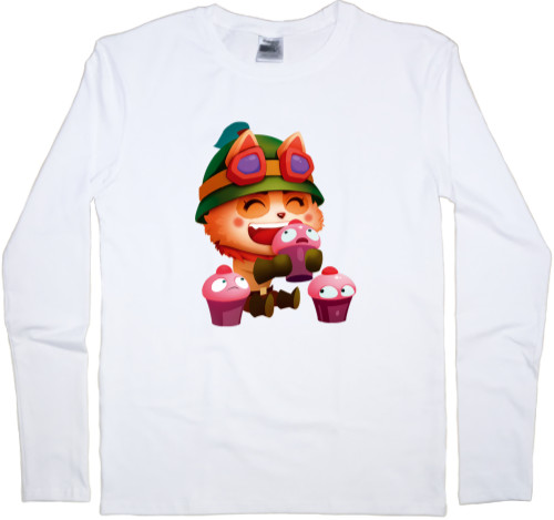 Kids' Longsleeve Shirt - League of Legends Teemo Cake - Mfest