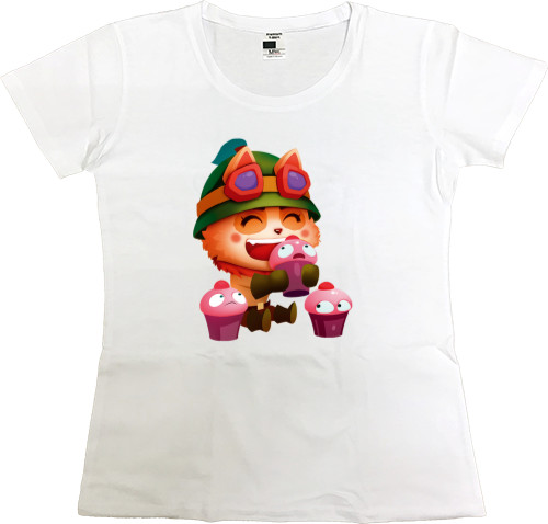 Women's Premium T-Shirt - League of Legends Teemo Cake - Mfest