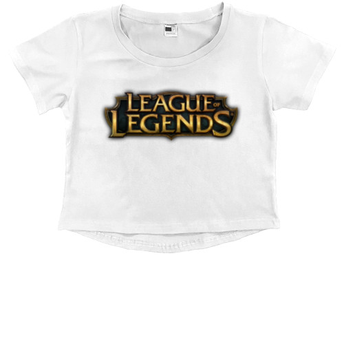 Kids' Premium Cropped T-Shirt - League of Legends - Mfest