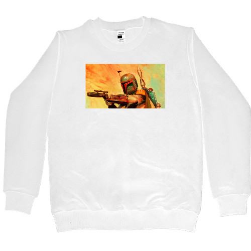 Women's Premium Sweatshirt - Mandalorian Art - Mfest