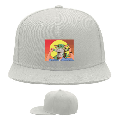 Snapback Baseball Cap - Mandalorian and Baby Yoda - Mfest