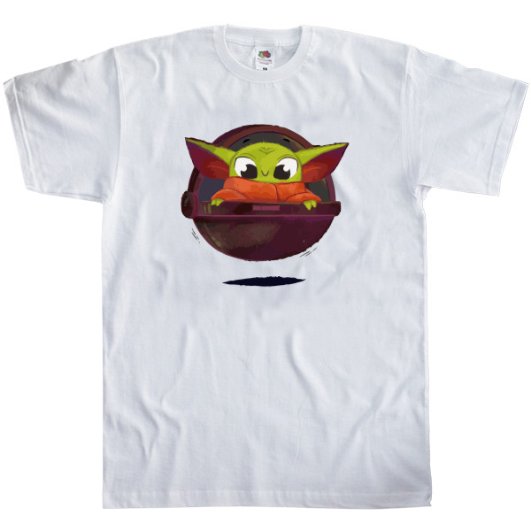 Kids' T-Shirt Fruit of the loom - Baby Yoda Fun - Mfest