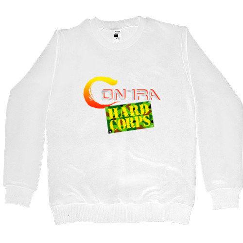 Men’s Premium Sweatshirt - Contra: Hard Corps Logo - Mfest