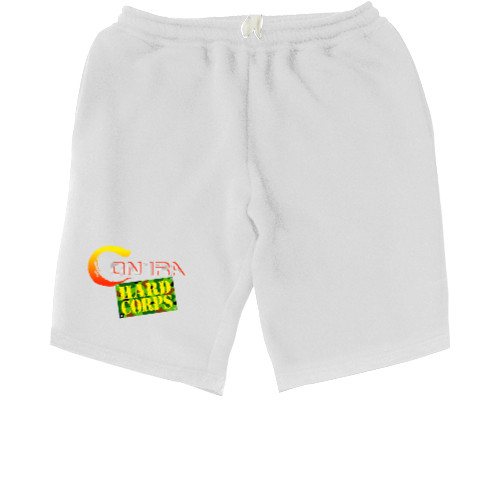 Men's Shorts - Contra: Hard Corps Logo - Mfest