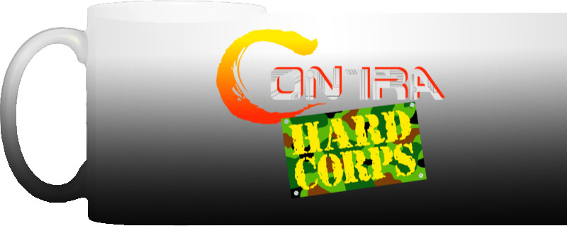 Чашка Хамелеон - Contra: Hard Corps Logo - Mfest