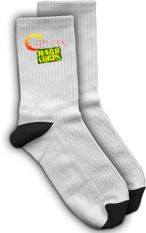 Socks - Contra: Hard Corps Logo - Mfest