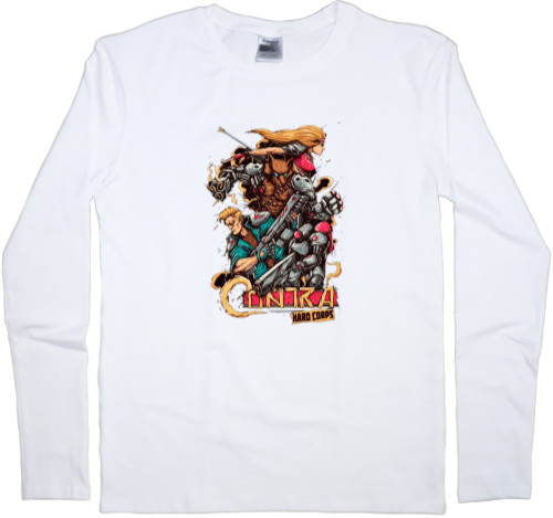 Men's Longsleeve Shirt - Contra: Hard Corps Sega - Mfest