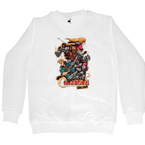 Men’s Premium Sweatshirt - Contra: Hard Corps Sega - Mfest