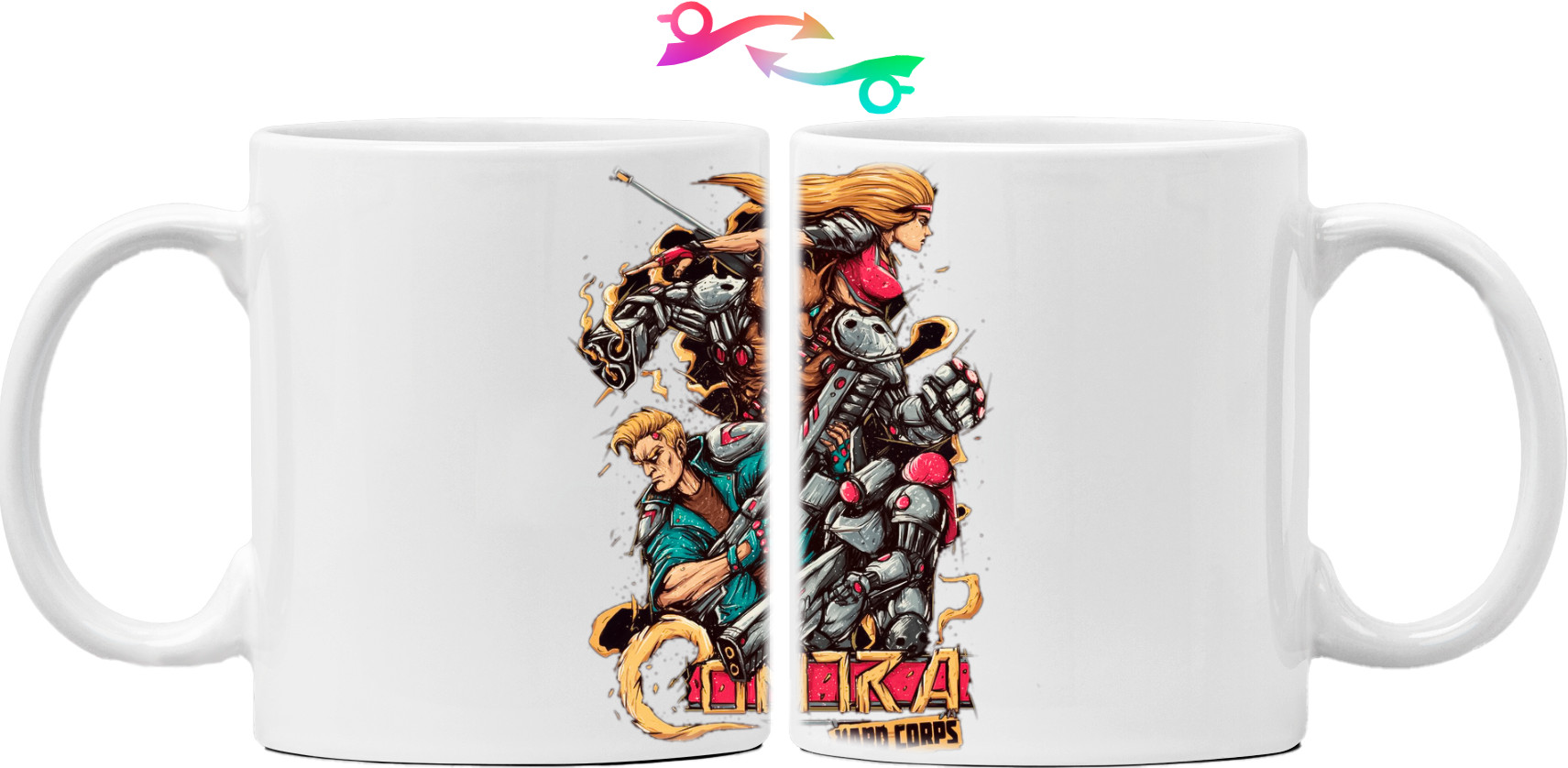 Mug - Contra: Hard Corps Sega - Mfest