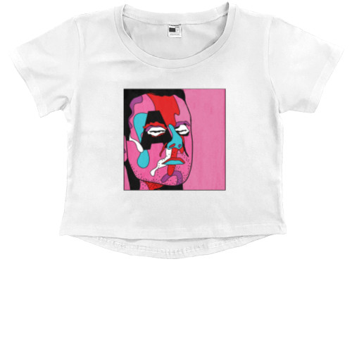 Kids' Premium Cropped T-Shirt - Armin Van Buuren Art 2 - Mfest