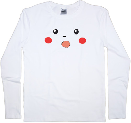 Kids' Longsleeve Shirt - Удивленный Пикачу - Mfest