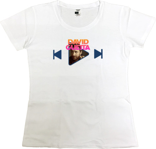 Women's Premium T-Shirt - David Guetta - Mfest