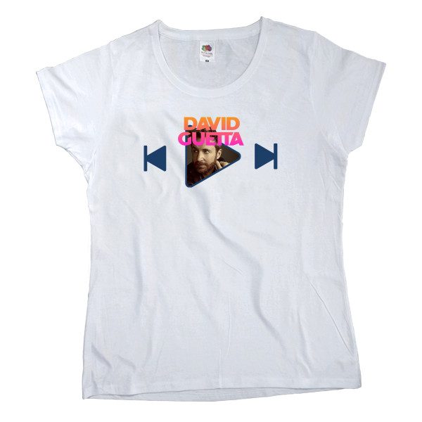 Women's T-shirt Fruit of the loom - David Guetta - Mfest