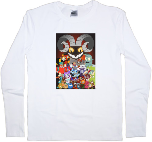 Men's Longsleeve Shirt - Cuphead art - Mfest