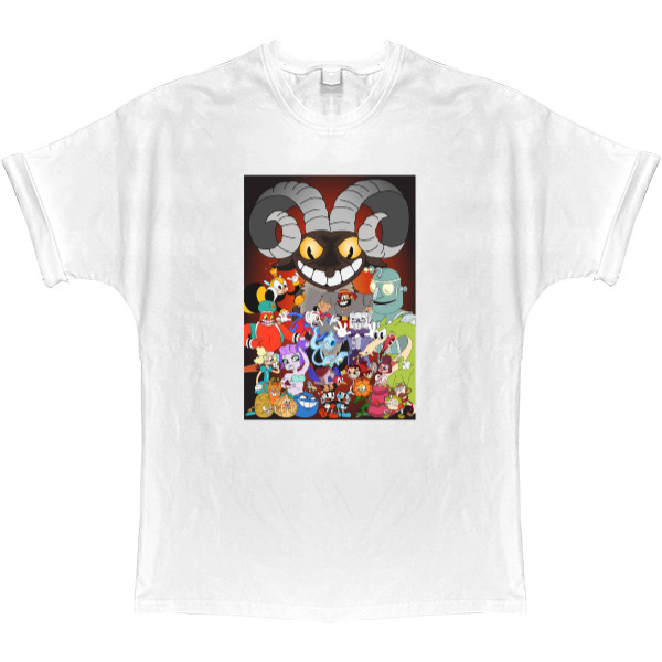 T-shirt Oversize - Cuphead art - Mfest