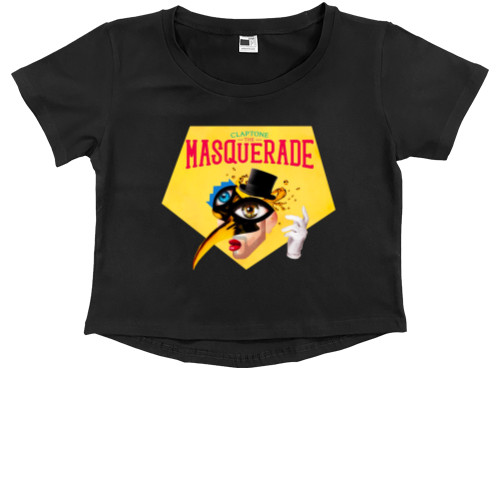 Kids' Premium Cropped T-Shirt - Claptone - Mfest