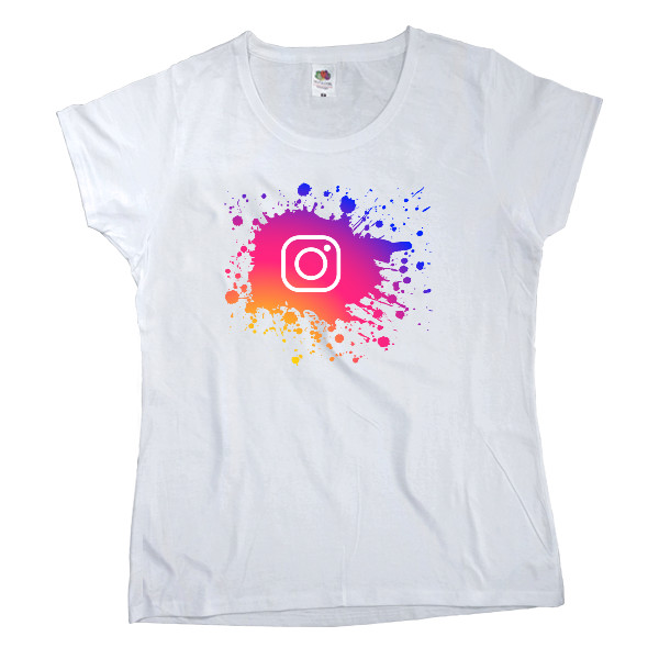 Women's T-shirt Fruit of the loom - Instagram - Mfest