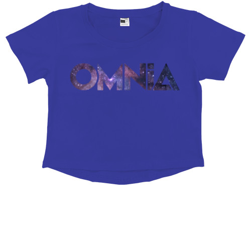 Kids' Premium Cropped T-Shirt - Omnia - Mfest