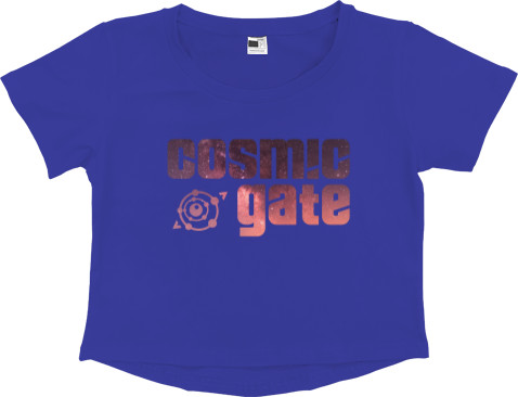 Women's Cropped Premium T-Shirt - Cosmic Gate - Mfest