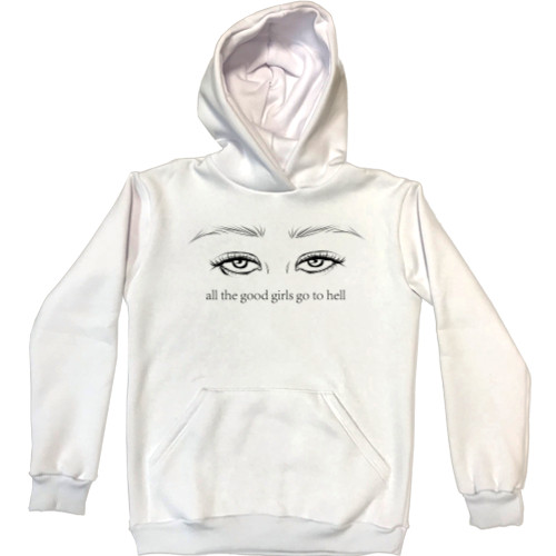 Unisex Hoodie - all the good girls go to hell - billie eilish - Mfest