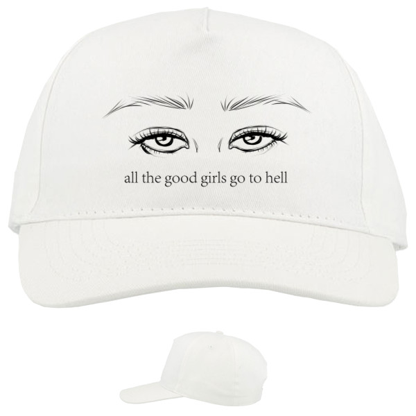 Baseball Caps - 5 panel - all the good girls go to hell - billie eilish - Mfest