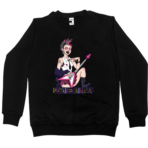 Women's Premium Sweatshirt - Punk rock kitty - Mfest