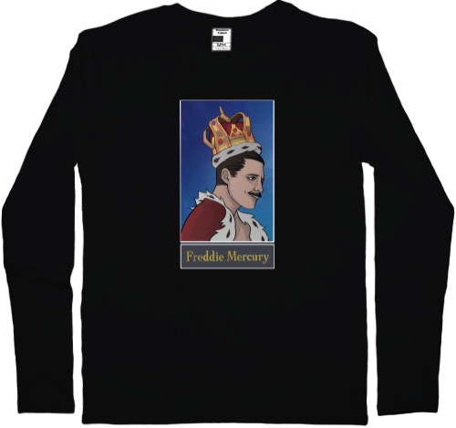 Men's Longsleeve Shirt - Freddie Mercury. Фредди Меркьюри. Queen - Mfest